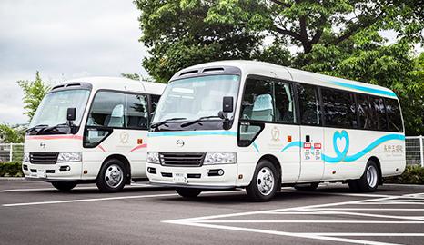 【式場への送迎バスのドライバー】信州玉姫殿グループの各施設をご利用になるお客様のバス送迎